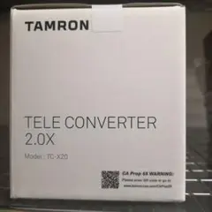 TAMRON TELE CONVERTER 2.0x TC-X20E