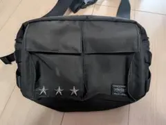 B'z PORTER コラボ ブラック ショルダーバッグ