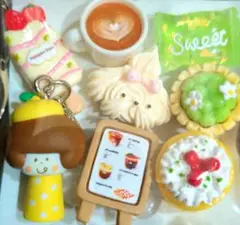 ガチャ詰めポーチ　みずたまレモンちゃん　ハーゲンダッツ　ケーキ　カフェへお出かけ