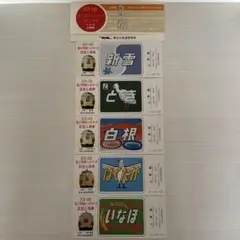 昭和53年 1978年　絵入り特急ヘッドマーク上野駅記念入場券＜東北線・常磐線＞ 絵入り特急ヘッドマーク 記念入場券 53.10 上野駅 18枚セット