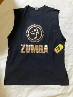 ZUMBA ノースリーブTシャツ XL/XXL ブラック 新品タグ付き