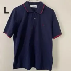 green label relaxingネイビー ポロシャツ L