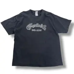 00s Martin マーチン ギター アコギ ロゴ Ｔシャツ ロックＴ 古着