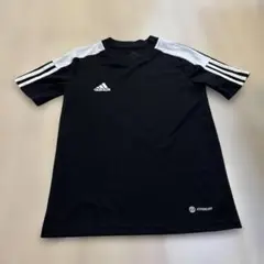 adidas Tiro TR Jsy Esy ブラックシャツ 140