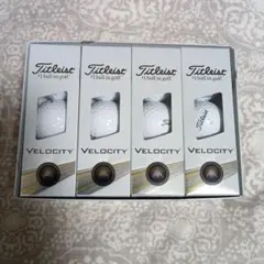 新品未使用　Titleist Velocity 24年モデル ホワイト1ダース