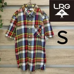 LRG（エルアールジー）半袖チェックシャツ Ｓサイズ 美品