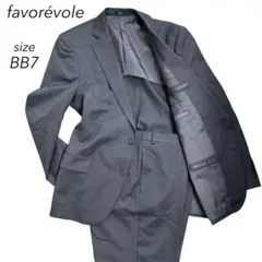 favorevole メンズ スーツ セットアップ 上下 BB7 LL背抜き