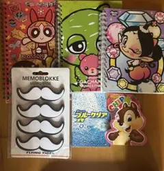 キャラクター ノート メモ　6点セット