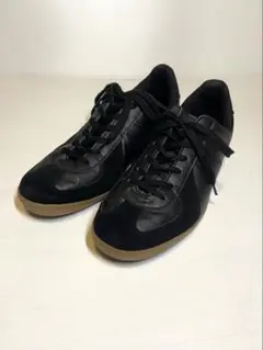 ジャーマントレーナー レプリカ スニーカー 黒 26cm