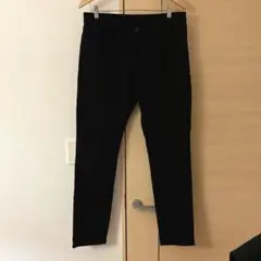 無印用品 メンズ ブラックデニムスキニーパンツ W33 L30