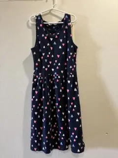 H&Mハート柄ノースリーブワンピース