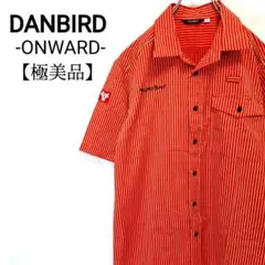 【極美品】レア オンワード ブロンコビリー ストライプ柄　半袖　ワークシャツ