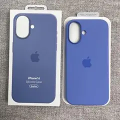 「新品未使用」iPhone 16 シリコンケース MagSafe ブルー