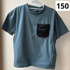 WORKMAN 耐久撥水水陸両用半袖Tシャツ ジュニア キッズ150 ブルー