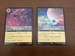 Disney ロルカナ A WHOLE NEW WORLD, 持つんだ熱い心2枚
