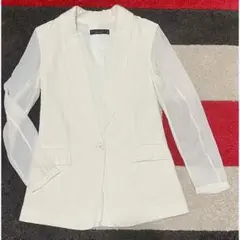 ツインセットTWIN-SET テーラードジャケット白#XS
