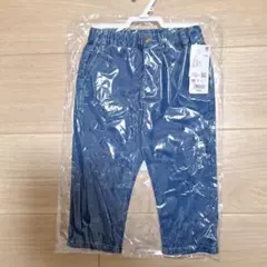 【未使用】ユニクロ90cmデニムリラックスパンツ