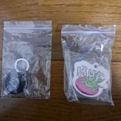 未使用！HUF！キーホルダー2個セット！　キーリング
