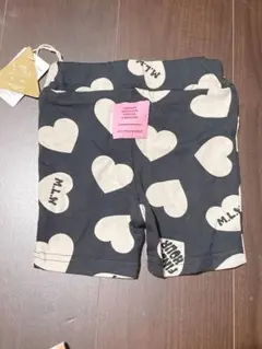 My Little wonder ハート柄 ブラック 半ズボン 90cm 新品