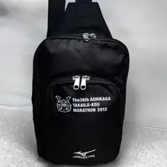 【Mizuno 】　ミズノ　マラソン用　ミニショルダーバッグ　黒