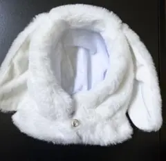 ウサギ耳付きケープ 20cmぬいぐるみ用 ぬい服