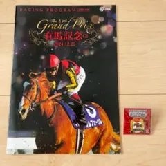 競馬　有馬記念ピンバッジ　レーシングプログラムセット