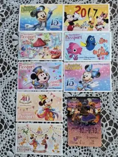 【使用済】 東京ディズニーリゾート パスポート 15周年 20周年 25周年