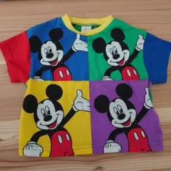 ミッキー　tシャツ　micorrid チマジロ　しまむら　バースデイ　ディズニー
