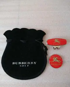 BURBERRY ゴルフマーカーセット 3個セット BURBERRY - 新品未使用！バーバリー ＊ ゴルフマーカーセットの