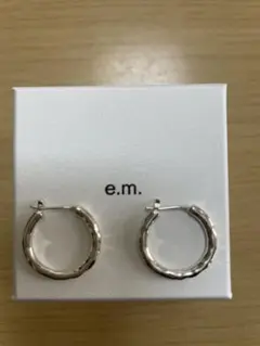 e.m. 2Pset ヒットフープピアス(大)(両耳)