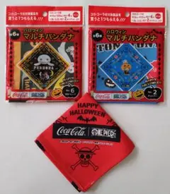 ✨【新品・非売品】ONE PIECE ワンピース ハロウィン バンダナ3枚セット