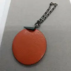 HERMESオレンジキーホルダー