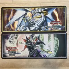 【超希少・美品】遊戯王 WCS 伝説の白き龍 伝説の闇の魔導師 プレイマット 遊戯王 WCS2012 伝説の白き龍 伝説の闇の魔導師 プレイマット