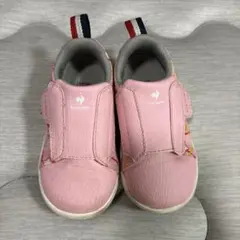 800円→700円！値下げ！星柄ピンクベビーシューズ ルコック