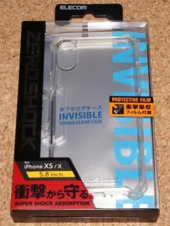 新品★エレコム iPhone XS/X ゼロショックケース クリア