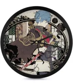 刀剣乱舞 一期一振 掛け時計 クオーツ 静音 アナログ