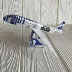 【組み立て済】ANA JET 飛ばせて遊べる組み立て飛行機　説明書なし