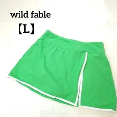 wild fable ButterBliss ミニスカート【L】グリーン
