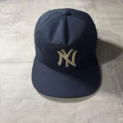 MONDAYSUCK YANKEES キャップ ネイビー　刺繍ロゴ NY