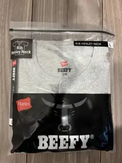 Hanes Beefy ヘインズ ビーフィー ヘンリーネックTシャツ
