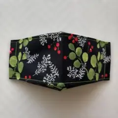 ハンドメイド　大人用　植物柄立体マスク