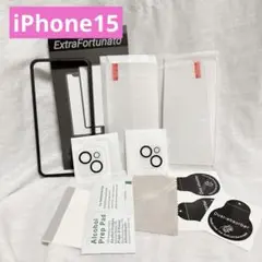 ⭐️iPhone15 ガラスフィルム カメラフィルム レンズプロテクター