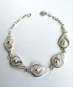 ペイズリー シルバーブレスレット