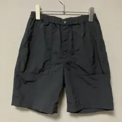 【記名あり】ユニクロ　ハーフパンツ2枚セット(160cm)ブラック＆ネイビー