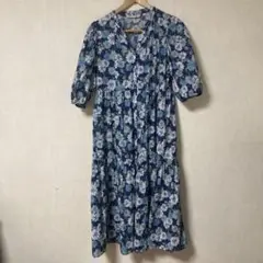UNIQLO ユニクロ PAUL&JOE 花柄 ワンピース 5分袖　サイズL