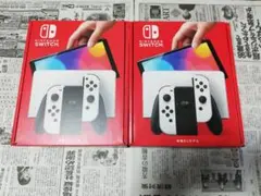 空箱2個 ニンテンドースイッチ 有機EL ホワイト 空箱のみ