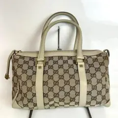 GUCCI グッチ GGキャンバス トートバッグ ベージュ レディース