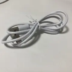 ホワイト USB-Aケーブル
