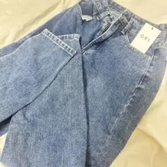 GRL ハイウエストデニムライトブルー