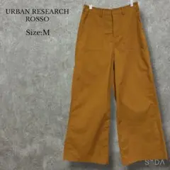アーバンリサーチロッソ【M】ワイドパンツ フレアパンツ ハイウエスト キャメル